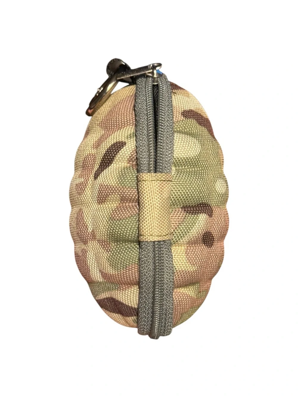 Grenade Style Pouch Coin Purse Keychain Key Chain Case Small Pocket Holder